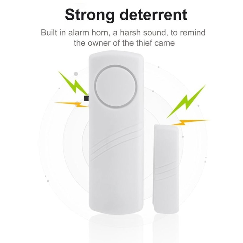 Wireless Burglar Alarm Door Window Magnetic Sensor Security System Home Protection Kit