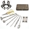 Stainless Steel Crab Eating Tool Set – Seafood Crackers & Utensils for Easy Shell Opening