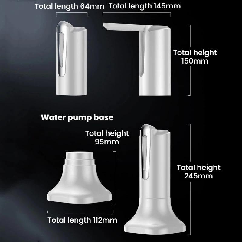 Foldable Electric Water Pump Dispenser For Bottles With Rechargeable Battery 2