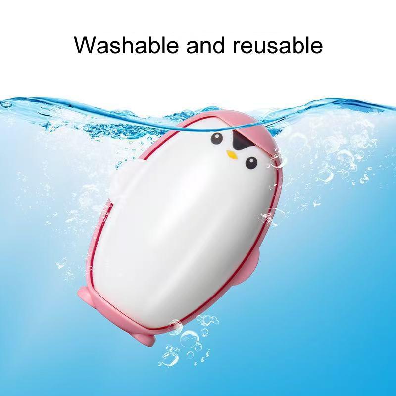 Penguin Reusable Lint Roller Pet Hair Remover Brush Washable Clothes Cleaner 3