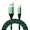 Durable Nylon USB C Charging Cable Fast Data Sync USB To Type C Cord 1