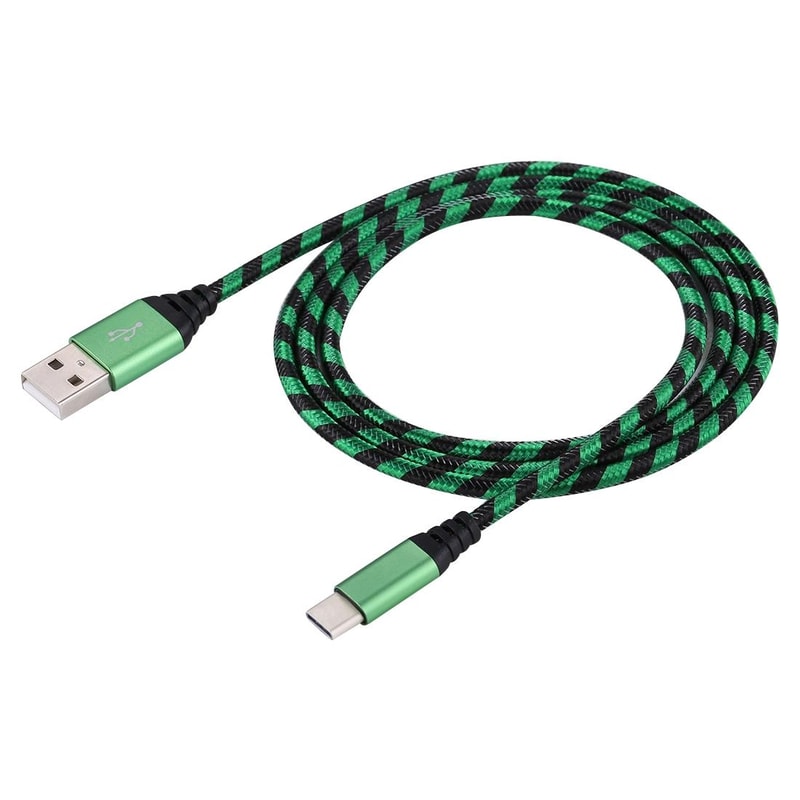 Durable Nylon USB C Charging Cable Fast Data Sync USB To Type C Cord 8