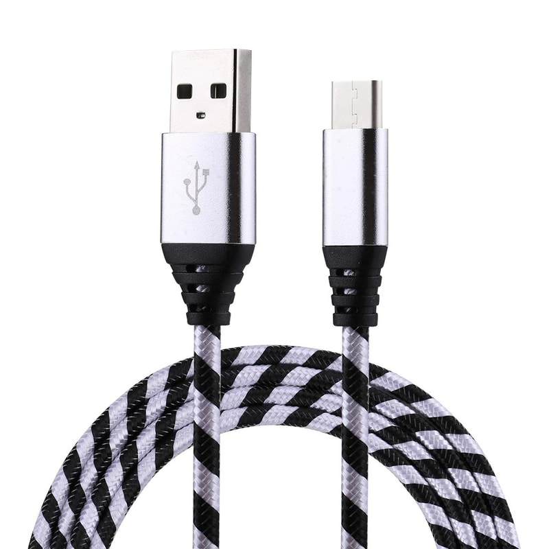 Durable Nylon USB C Charging Cable Fast Data Sync USB To Type C Cord 4