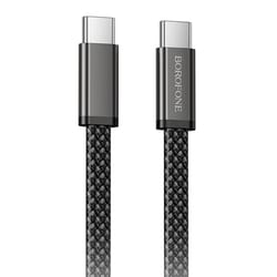 60w usb c fast charging cable 1m nylon braided type c data cord