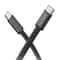 60W USB C Fast Charging Cable 1m Nylon Braided Type C Data Cord 2