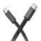 60W USB C Fast Charging Cable 1m Nylon Braided Type C Data Cord 2