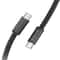 60W USB C Fast Charging Cable 1m Nylon Braided Type C Data Cord 4