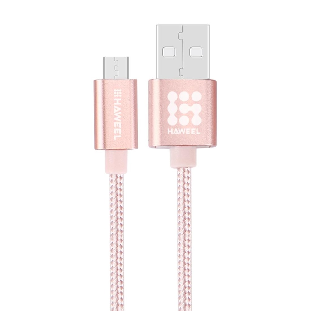 Micro USB Charging Cable 3A Fast Charge Woven Data Sync Cable Durable Metal Head 5
