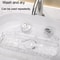 Clear Suction Cup Bathroom Shelf No Drill Wall Mounted Organizer 3