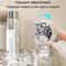 Clear Suction Cup Bathroom Shelf No Drill Wall Mounted Organizer 7