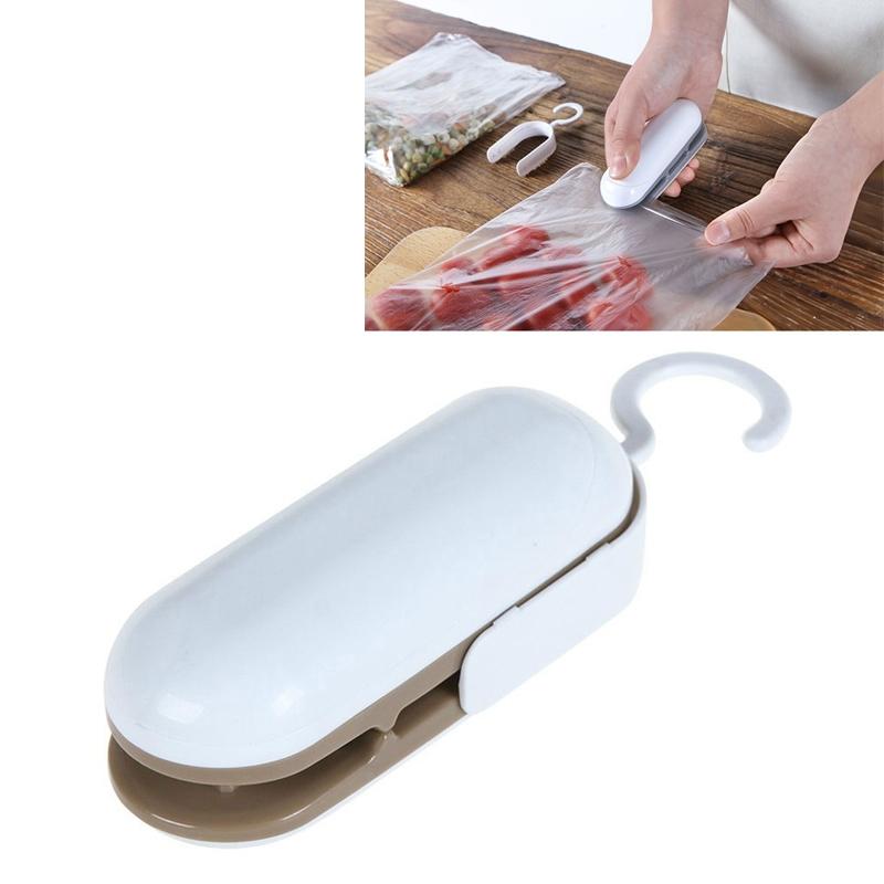 FreshLock Mini Bag Sealer With Cutter Portable Handheld Heat Sealer For Snack And Food Storage 0