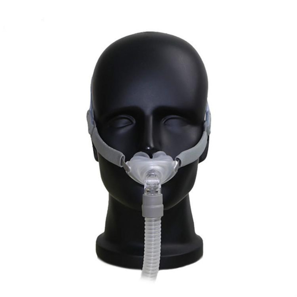 Ventilator Nasal Pillow Anti Snoring CPAP Nasal Mask with Adjustable Headband for Comfortable Sleep