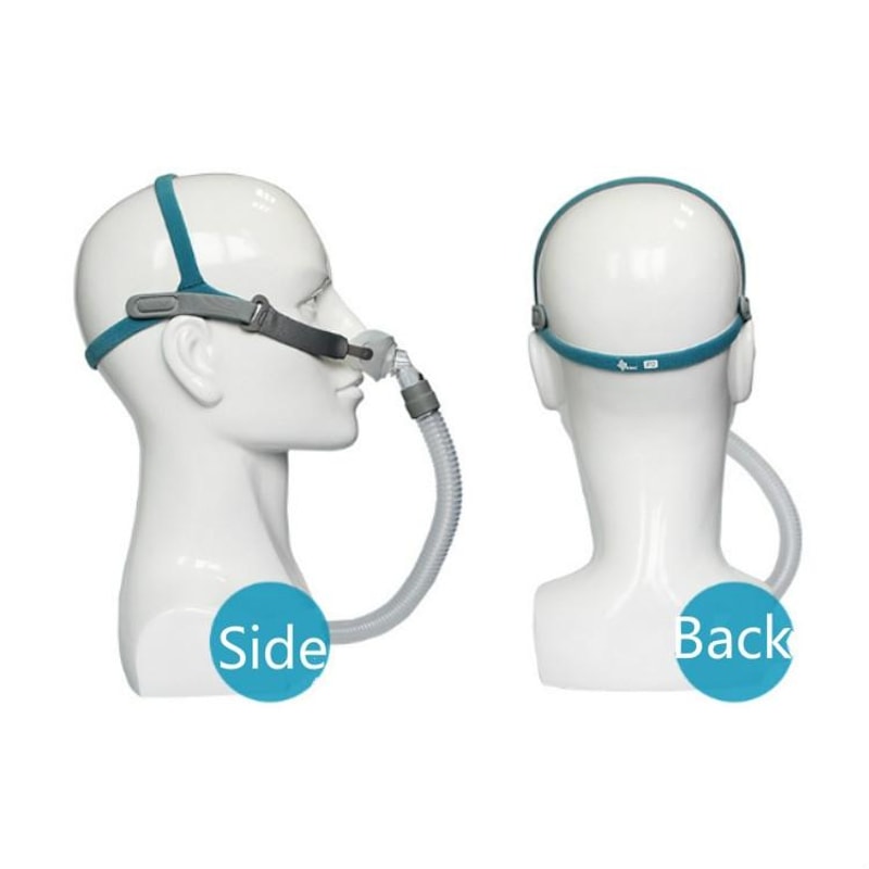Ventilator Nasal Pillow Anti Snoring CPAP Nasal Mask with Adjustable Headband for Comfortable Sleep