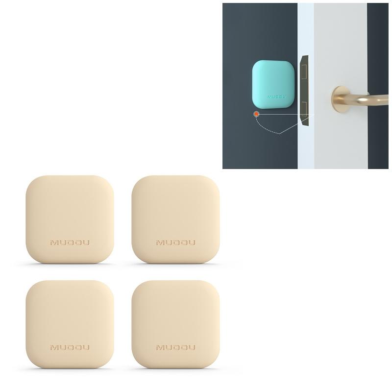 Silicone Wall Protectors Door Handle Bumper Pads Collision Proof Stickers 6