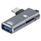 Type C To TF Card Reader OTG Adapter USB 30 Hub For Fast Data Transfer 4