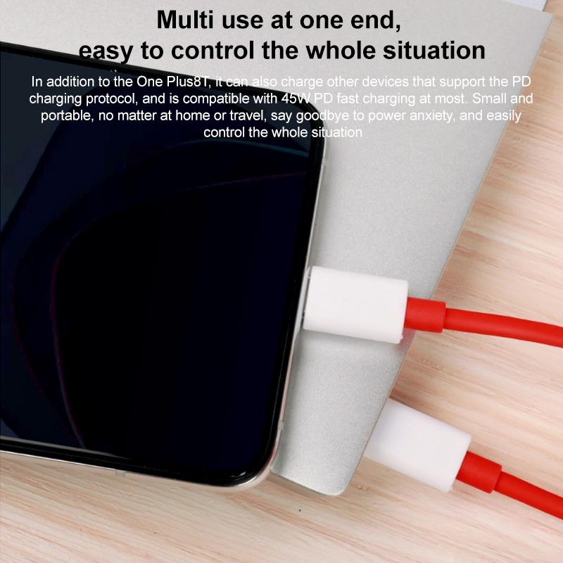 65W USB C Fast Charging Cable 6A Dual Type C High Speed Data Power Cable 2