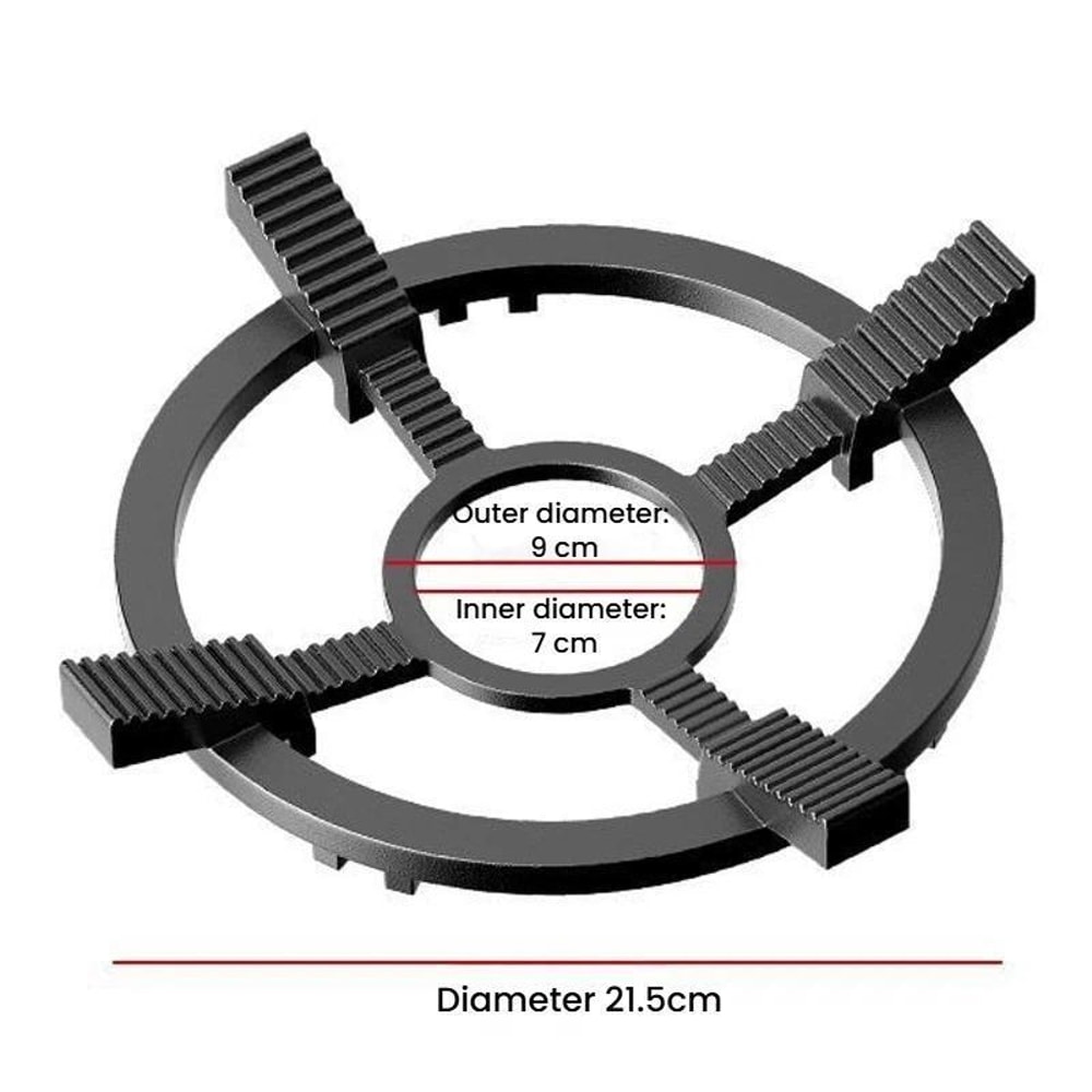 Universal Non Slip wok support rack Cast Steel Stove Pan Support Stand for Gas Burners