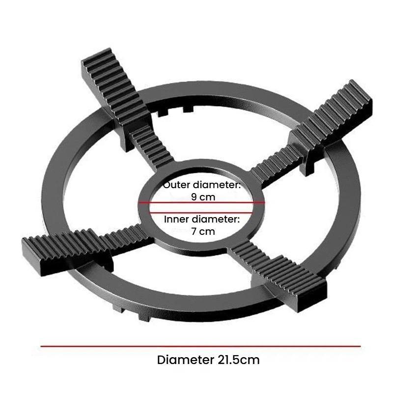 Universal Non Slip wok support rack Cast Steel Stove Pan Support Stand for Gas Burners