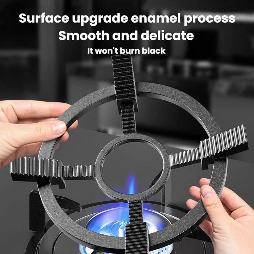 Universal Non Slip wok support rack Cast Steel Stove Pan Support Stand for Gas Burners