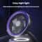 Foldable Portable Air Circulator Fan With LED Light Battery Indicator For Desk Or Wall Use 10