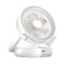 Foldable Portable Air Circulator Fan With LED Light Battery Indicator For Desk Or Wall Use 0