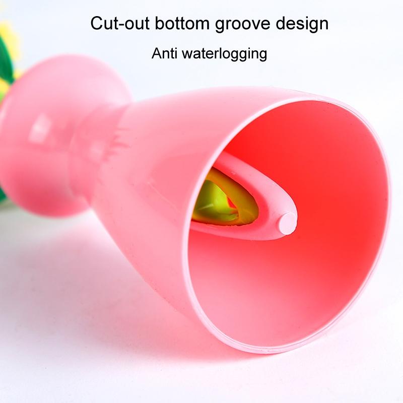 Flower Long Handle Dish Brush For Pots Sinks And Stovetops 7