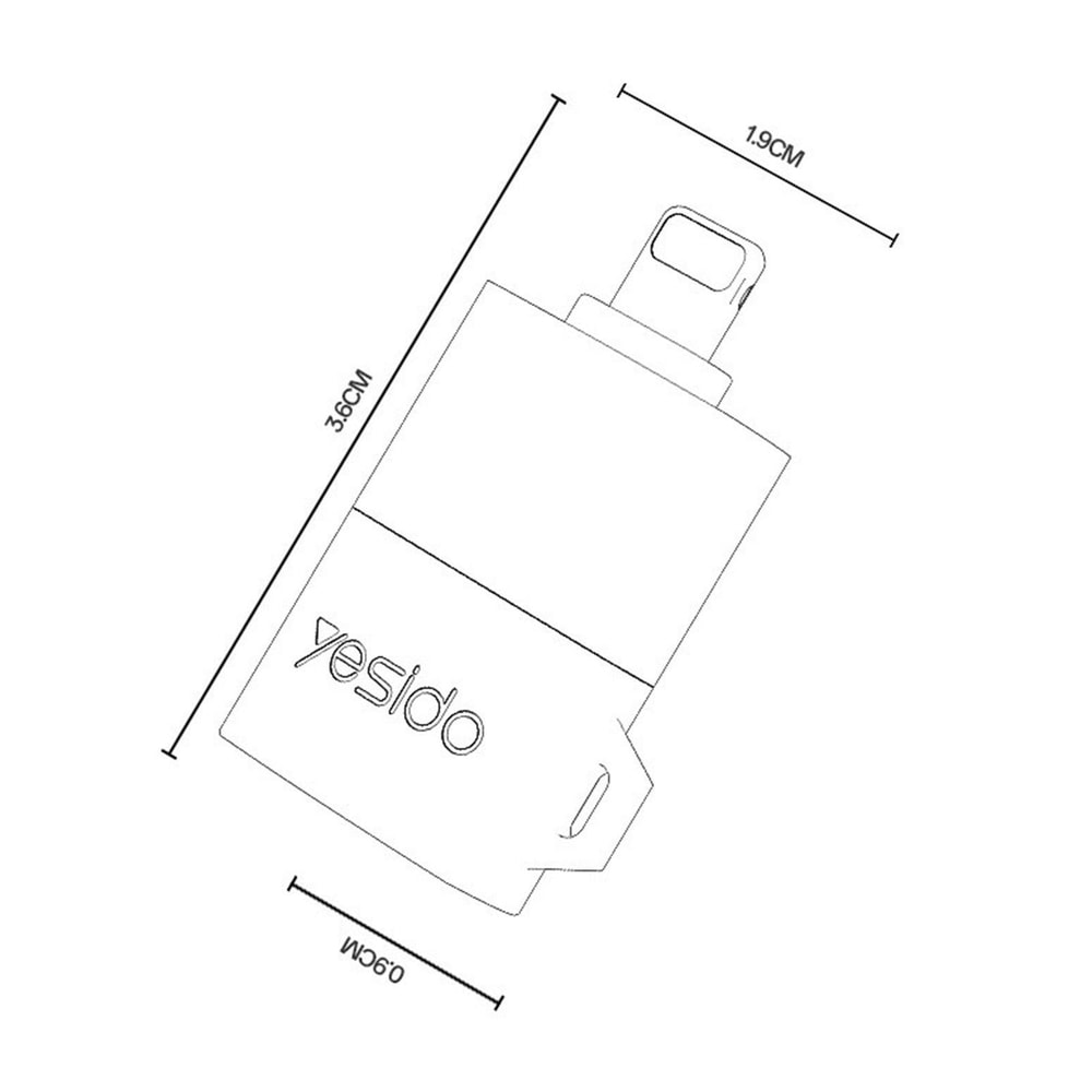 High Speed 8 Pin TF Card Reader With Aluminum Build And 480Mbps Transfer 2