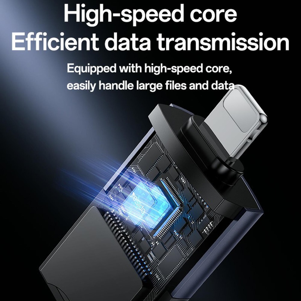 High Speed 8 Pin TF Card Reader With Aluminum Build And 480Mbps Transfer 11