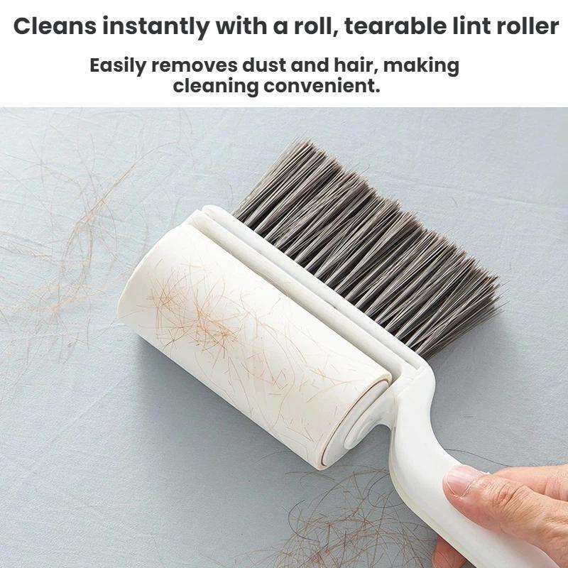 Reusable Lint Roller Brush For Pet Hair Dust Clothes Cleaning 5