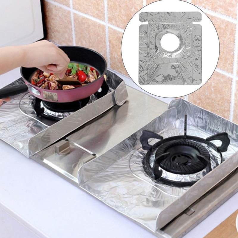 Gas Stove Protectors For EasyClean Cooking HeatResistant Gas Range Protectors 4