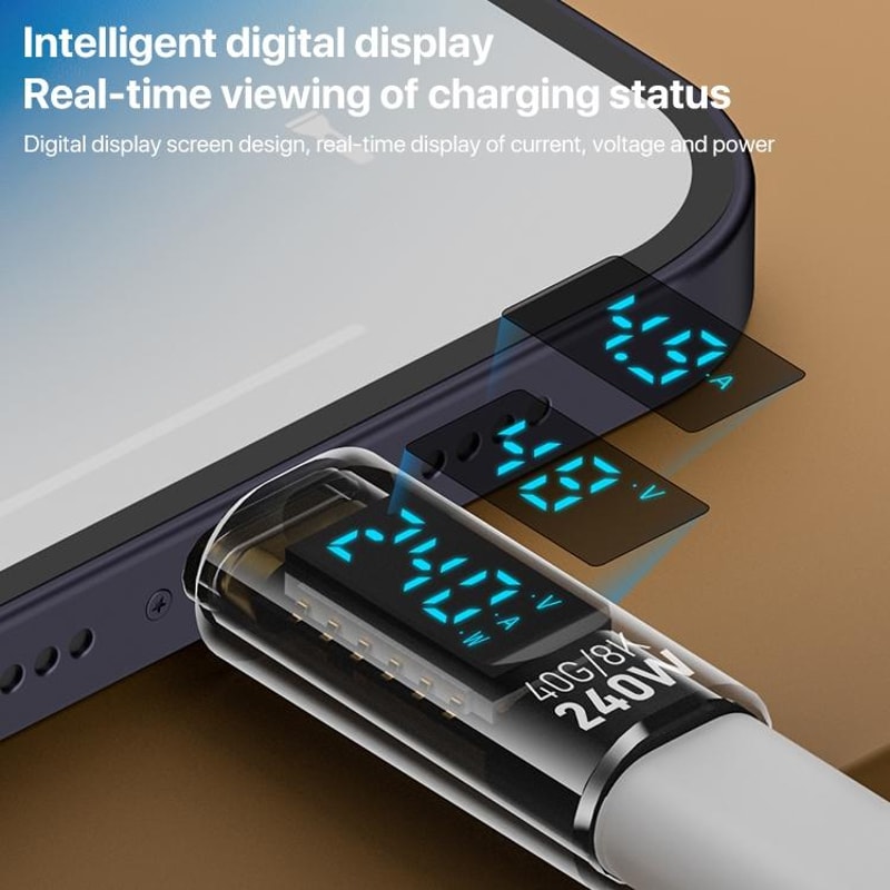 USB C Adapter With Display 8K Video 40Gbps Data Type C Extender 5