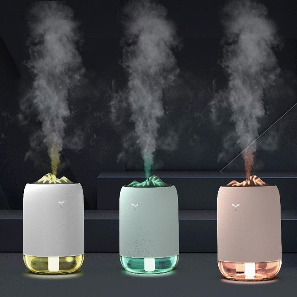 Portable Car Humidifier USB Aroma Diffuser With Night Light Silent Mini Air Moisturizer 0