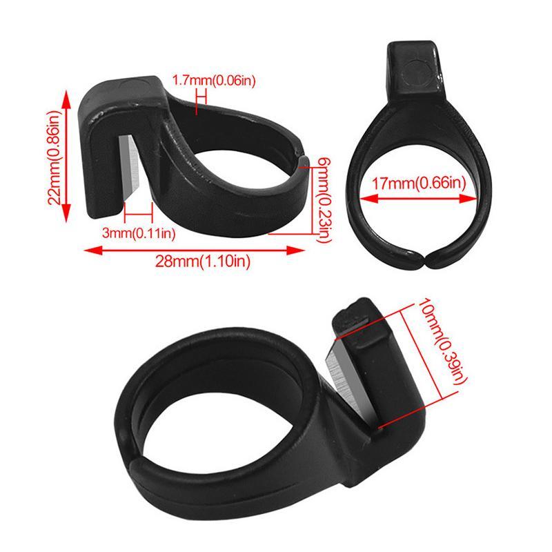 Thread Cutter Ring Finger Tool for Sewing & Embroidery Precision Cutting