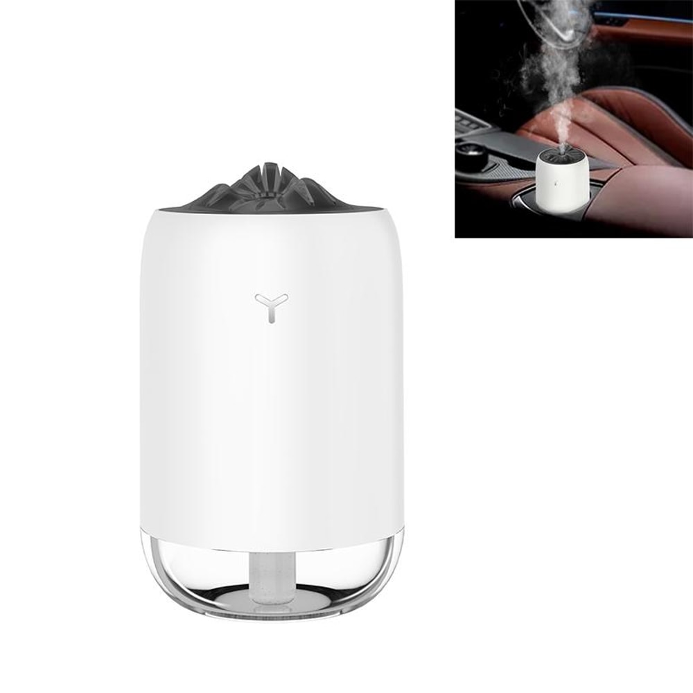 Portable Car Humidifier USB Aroma Diffuser With Night Light Silent Mini Air Moisturizer 7