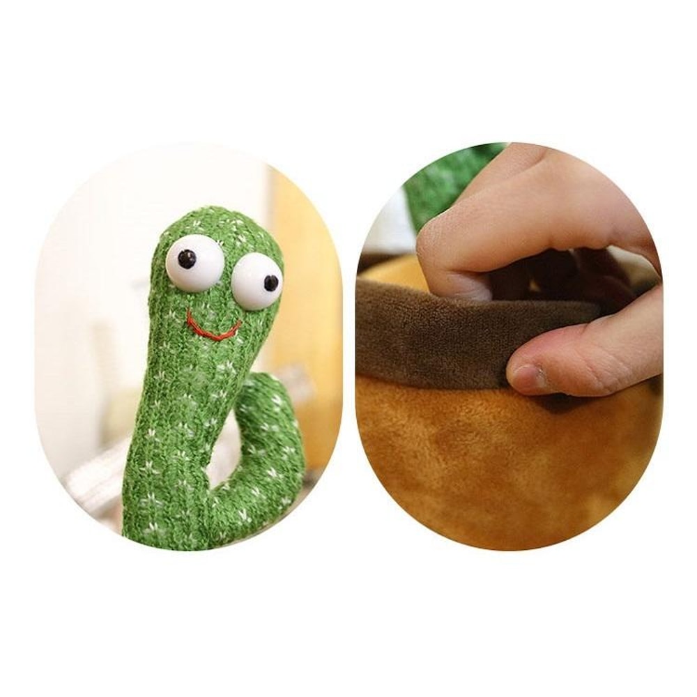 Dancing Cactus Toy Singing Plush With 120 Songs Interactive Talking Cactus Doll For Kids 4