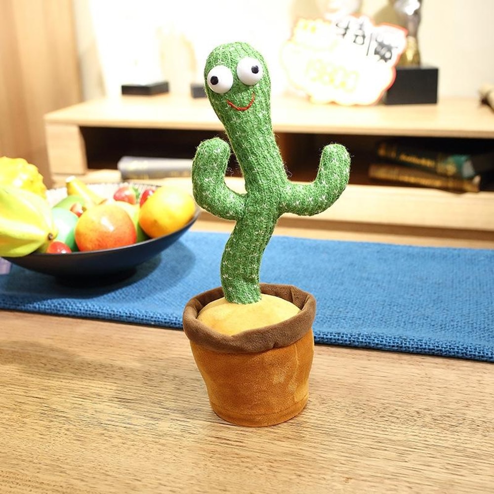 Dancing Cactus Toy Singing Plush With 120 Songs Interactive Talking Cactus Doll For Kids 1