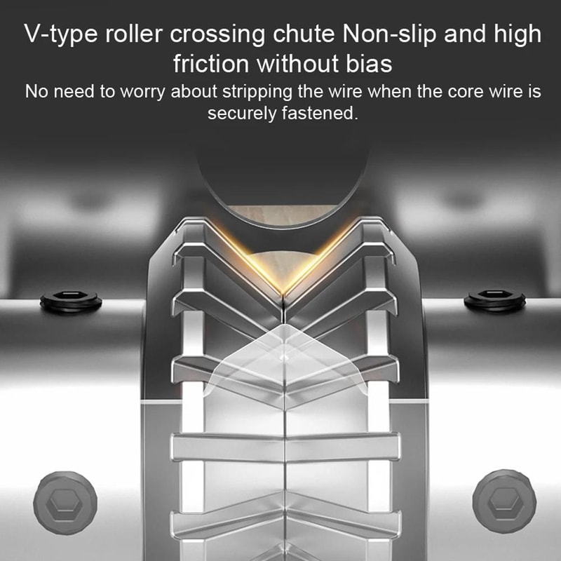 Hand Crank Wire Stripping Machine Cable Stripping Tool for Copper Wire Recycling