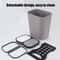 Double Compartment Press Lid Kitchen Waste Sorting Bin Odor Proof Recycling Trash Can Household Org 10