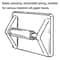 Retractable Spring Tissue Box Holder Adjustable Paper Roll Holder For Universal Dispensers 5