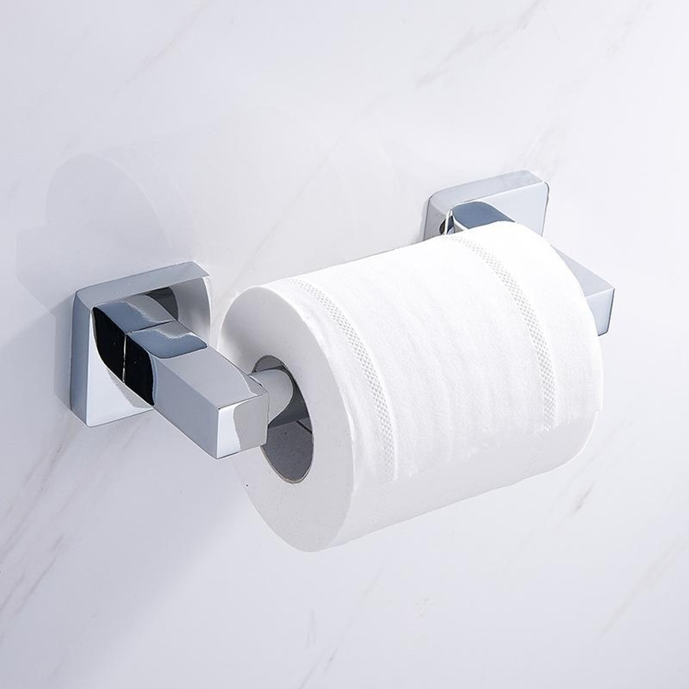 Retractable Spring Tissue Box Holder Adjustable Paper Roll Holder For Universal Dispensers 6