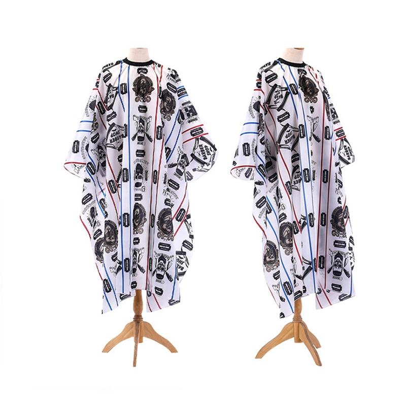 Waterproof Hairdressing Apron Barber Salon Cape Adjustable Striped Lightweight Shawl