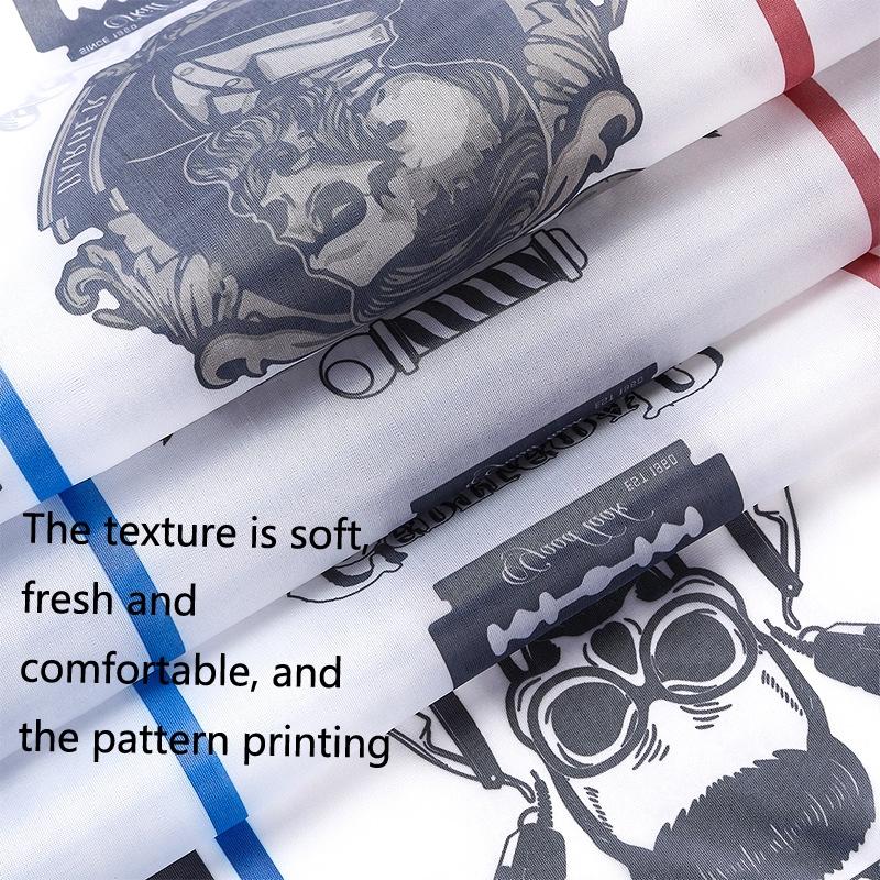 Waterproof Hairdressing Apron Barber Salon Cape Adjustable Striped Lightweight Shawl