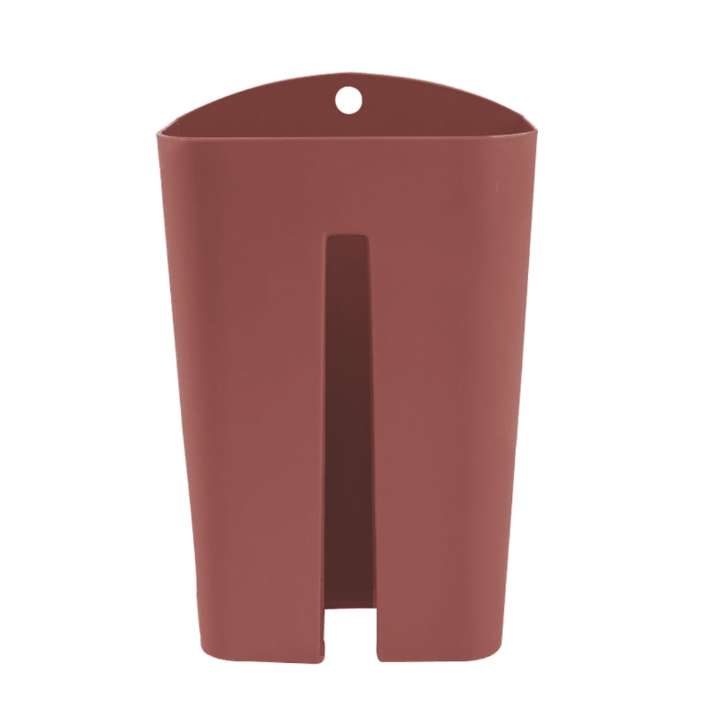 Wall Mounted Plastic Bag Dispenser And Paper Towel Holder For Kitchen Organization 9