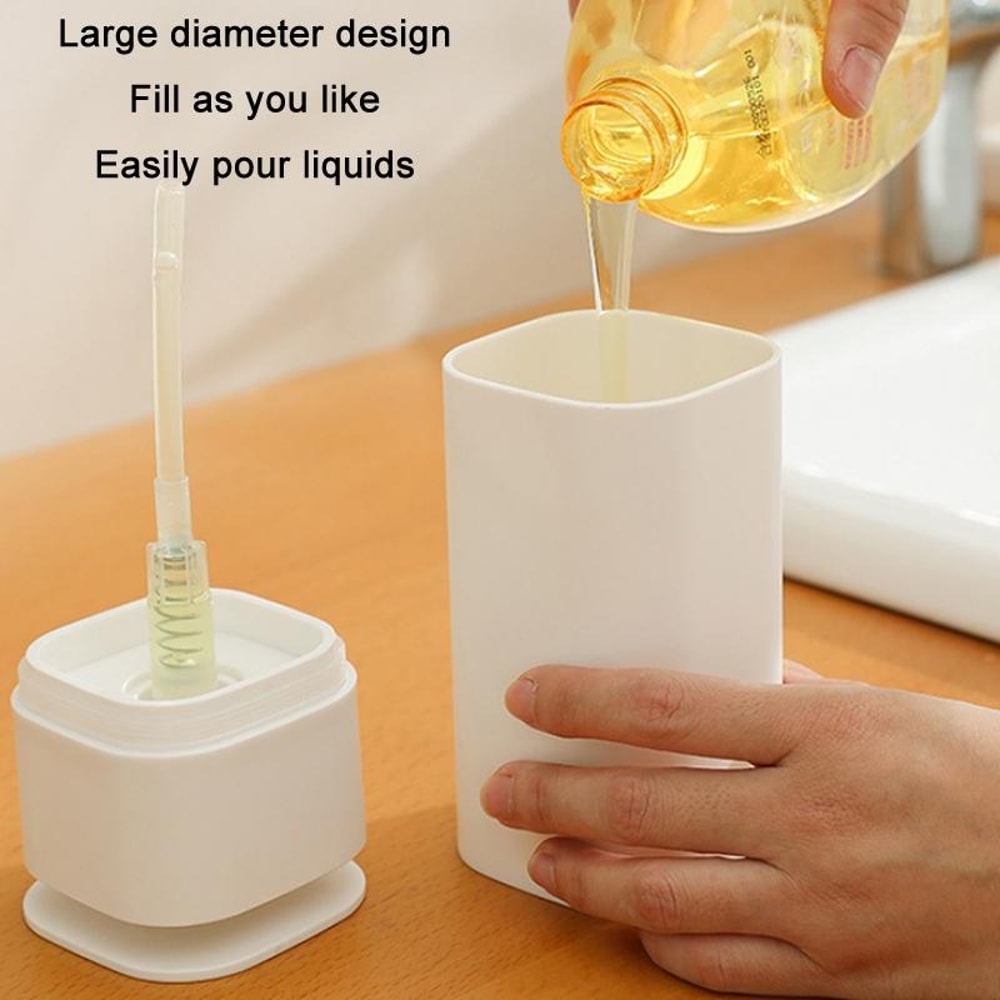 Refillable Lotion Dispenser Pump Bottle for Soap Shampoo Bathroom Storage