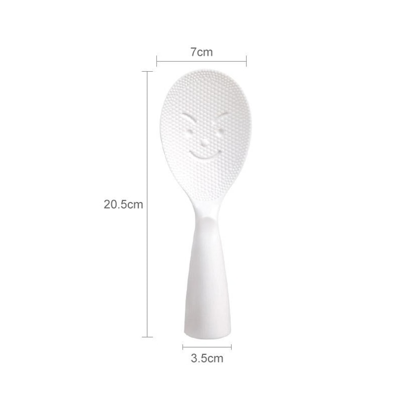 Smile Stand Nonstick Rice Paddle for Rice Cooker, Food Serving Spoon