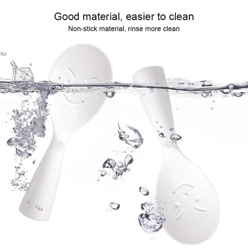 Smile Stand Nonstick Rice Paddle for Rice Cooker, Food Serving Spoon