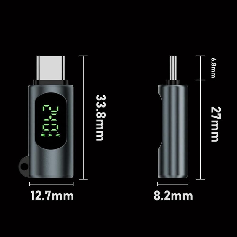 240W USB C Adapter With Display Fast Charge Extension 10