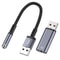 USB To 35mm Audio Adapter Cable Portable External Sound Card For Headphones Speakers 0