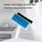 All-in-One Bathroom Cleaning Brush with Glass Window Wiper & Mirror Cleaning Tool for Shower Walls and Glass Surfaces
