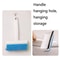 All-in-One Bathroom Cleaning Brush with Glass Window Wiper & Mirror Cleaning Tool for Shower Walls and Glass Surfaces